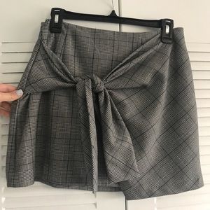 forever21 plaid mini skirt